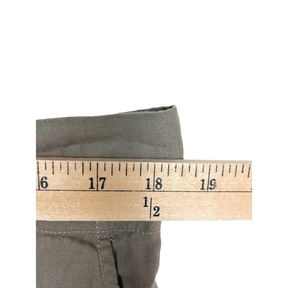 Eileen Fisher Tapered Linen pants tan size XL - Picture 3 of 8